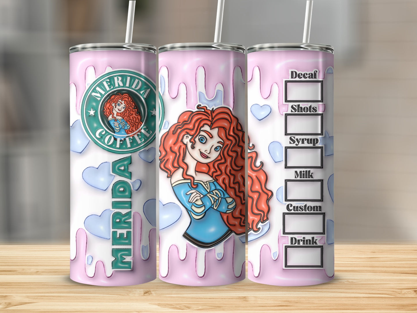 Merida Coffee Custom Order Tumbler Travel Mug