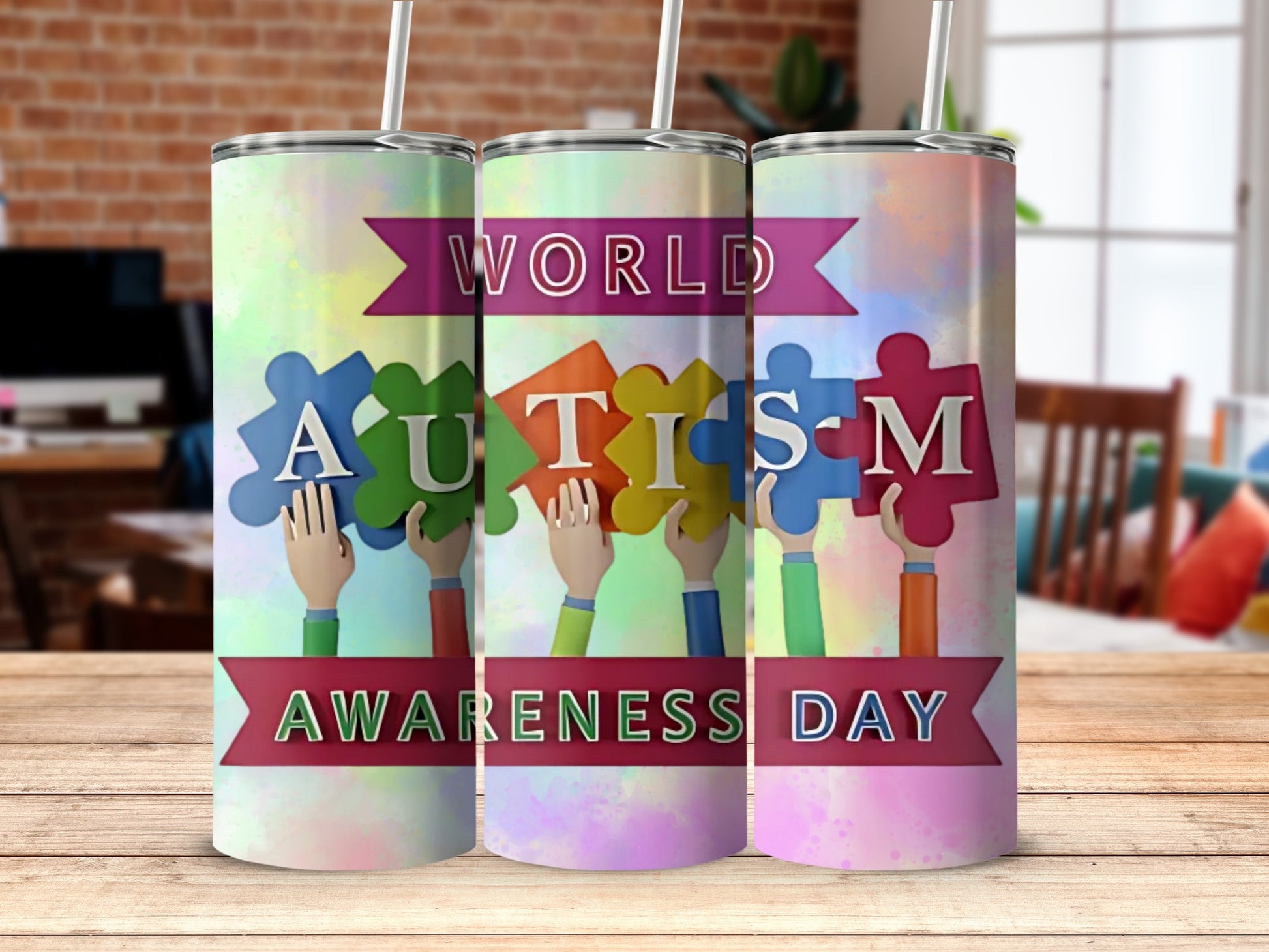 World Autism Awareness Day Tumbler