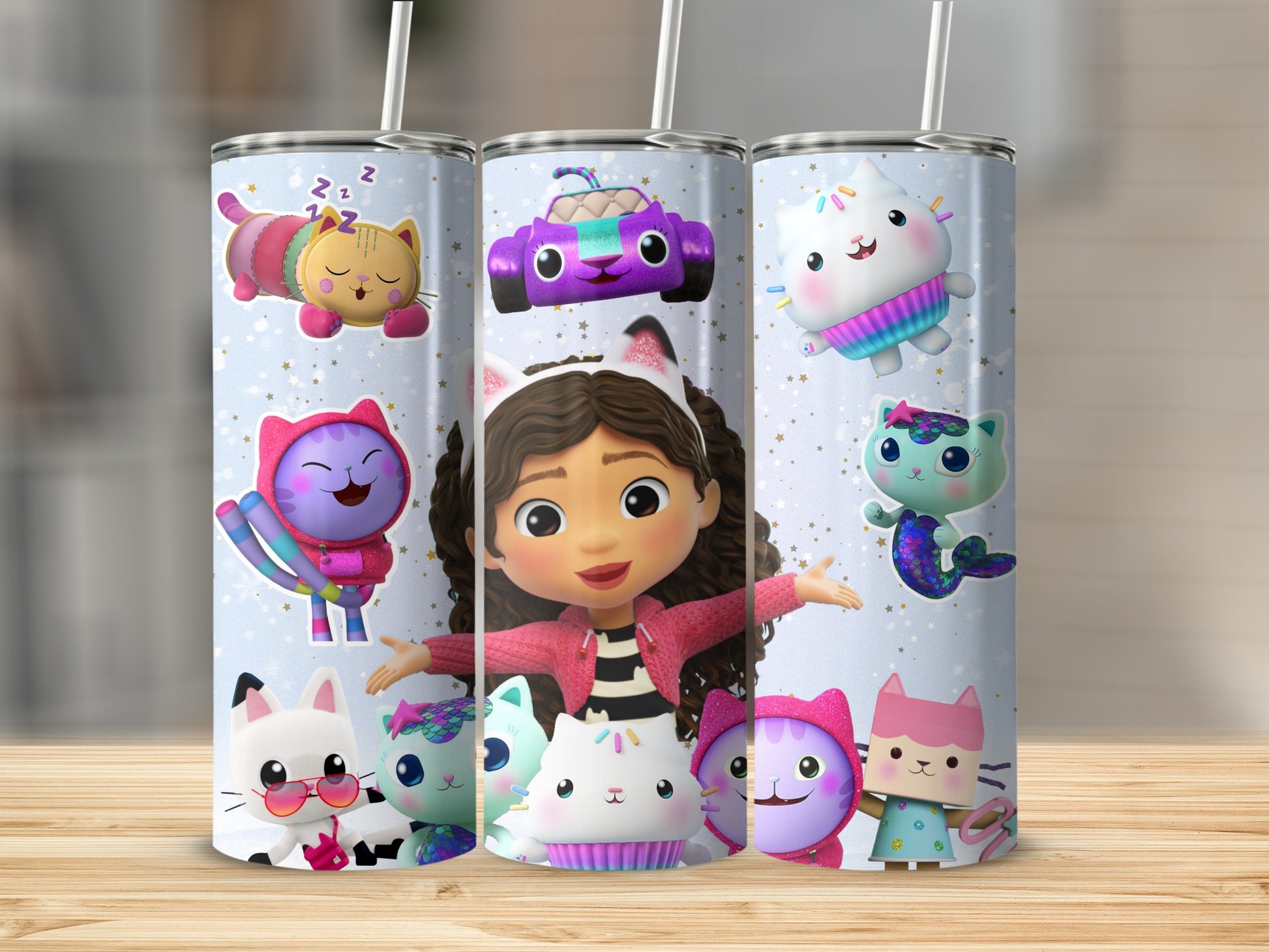 Cute Animated Characters Themed Stainless Steel Tumbler