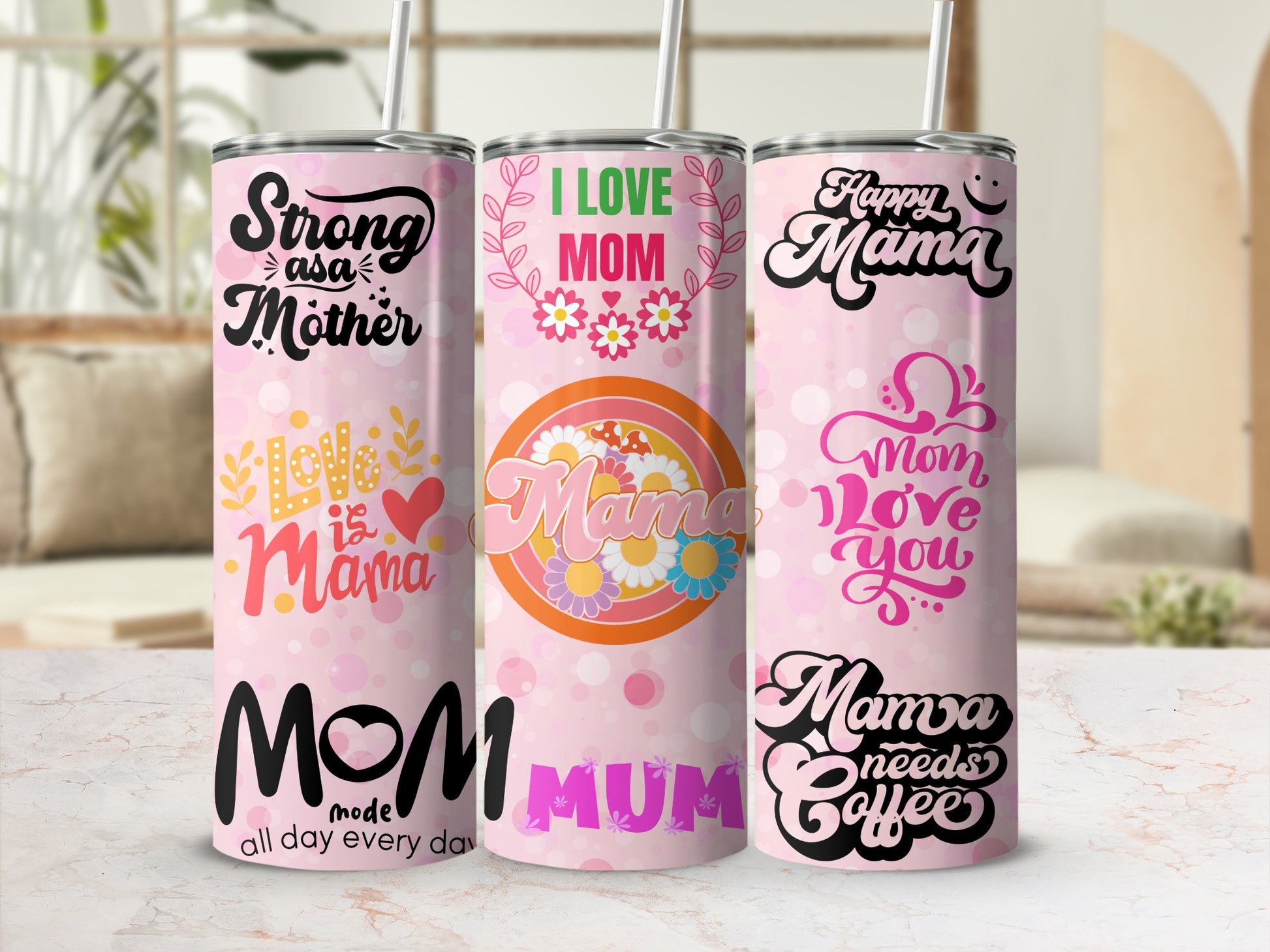 Mama Needs Coffee Strong as Mother Tumbler