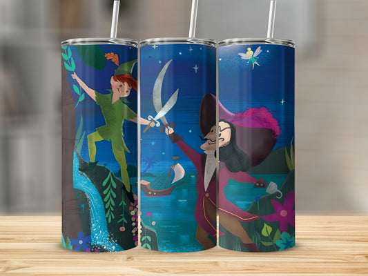 Peter Pan and Captain Hook Adventure Tumbler Product