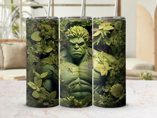 Green Hulk Nature Blend Design Stainless Steel Tumbler