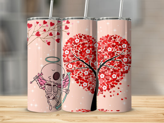 Heart Tree and Cupid Skeleton Valentines product