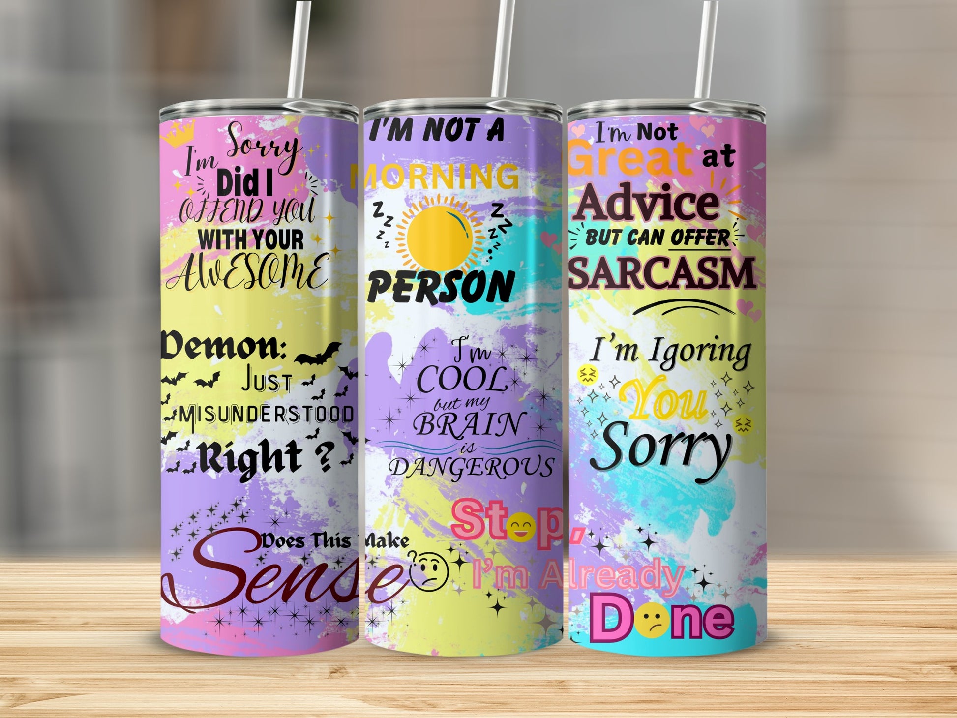 I'm Sorry Did I Offend You Awesome Insult Tumblers