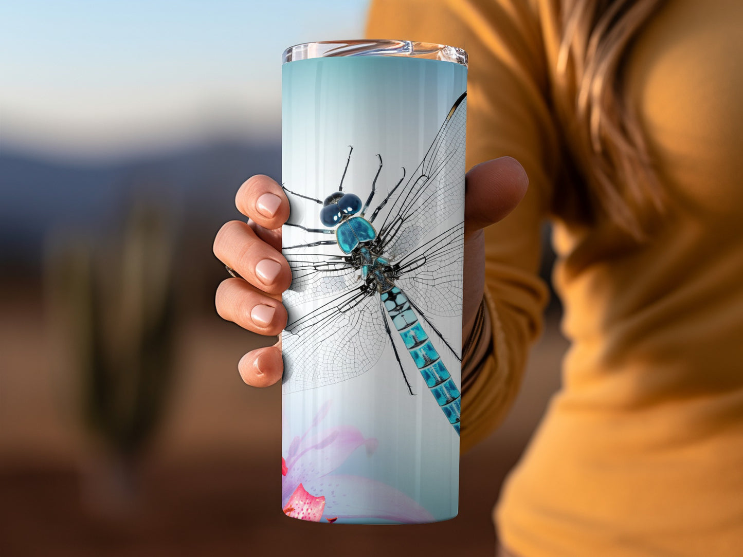 Dragonfly Illustration Insulated Tumbler 20oz