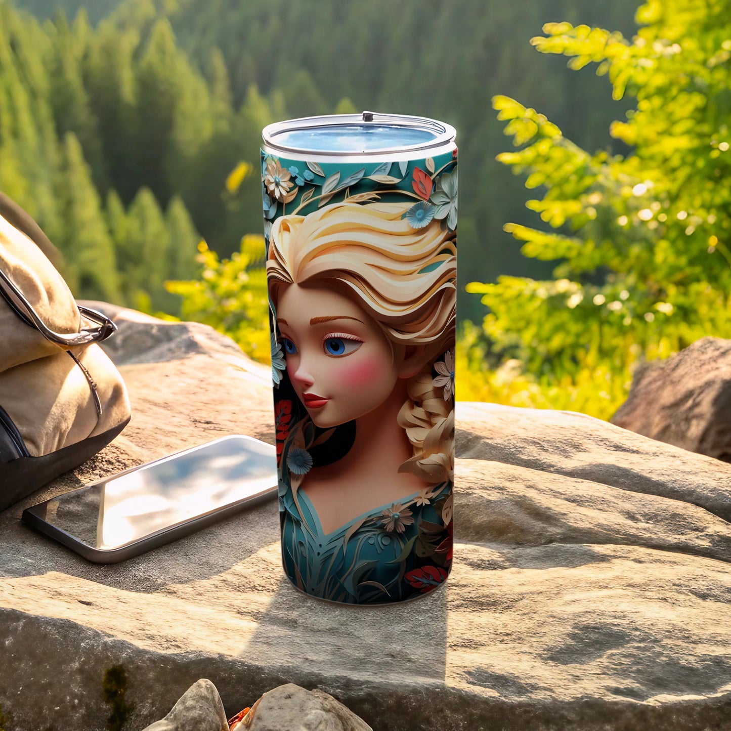 Beautiful Princess Themed Insulated Tumbler