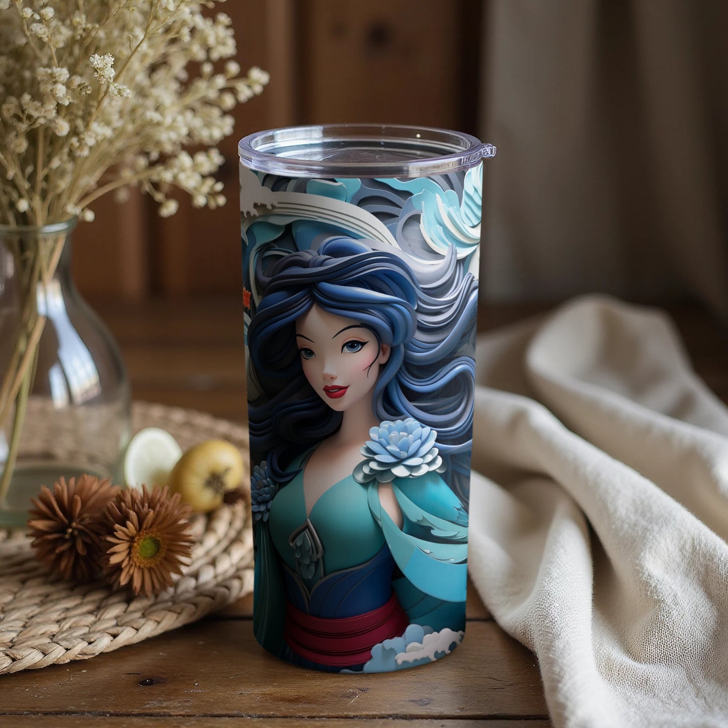 Stunning Fantasy Character Art Insulated Tumbler