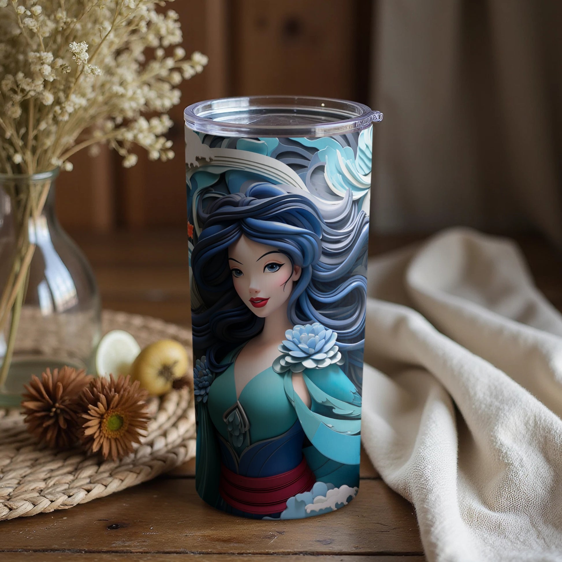 Stunning Fantasy Character Art Insulated Tumbler