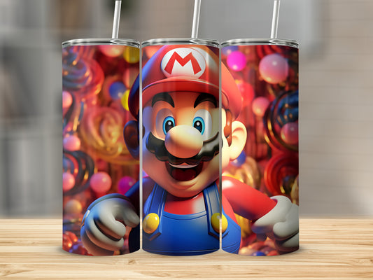 Vibrant Cartoon Character Insulated Tumbler for All Ages