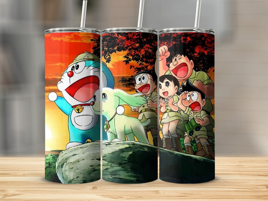 Colorful Anime Character Adventure Tumbler Product