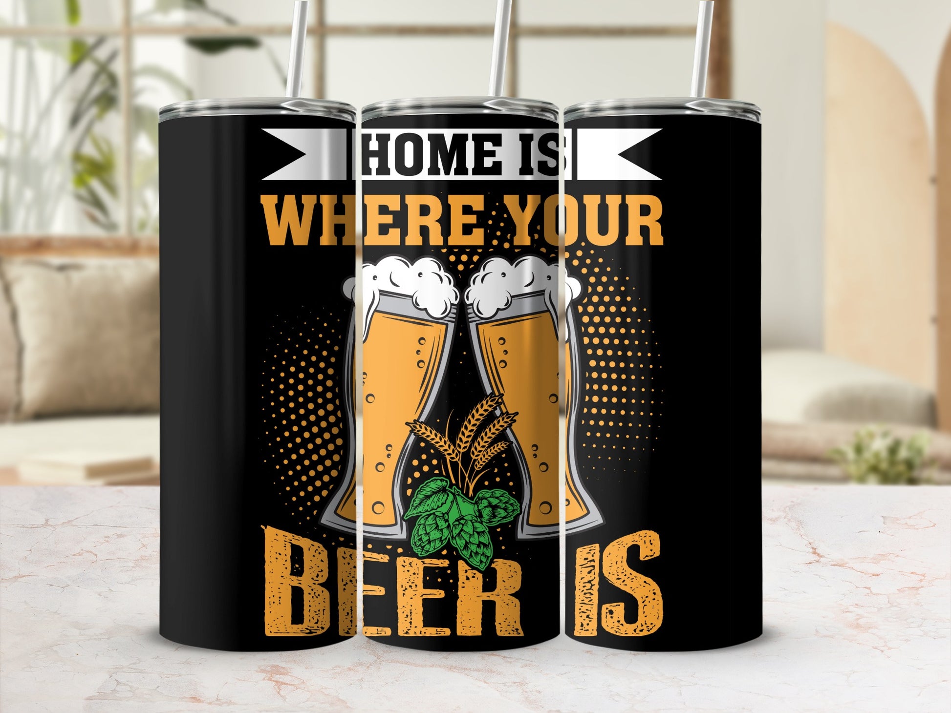 Home Is Where Your Beer Is Tumbler Set