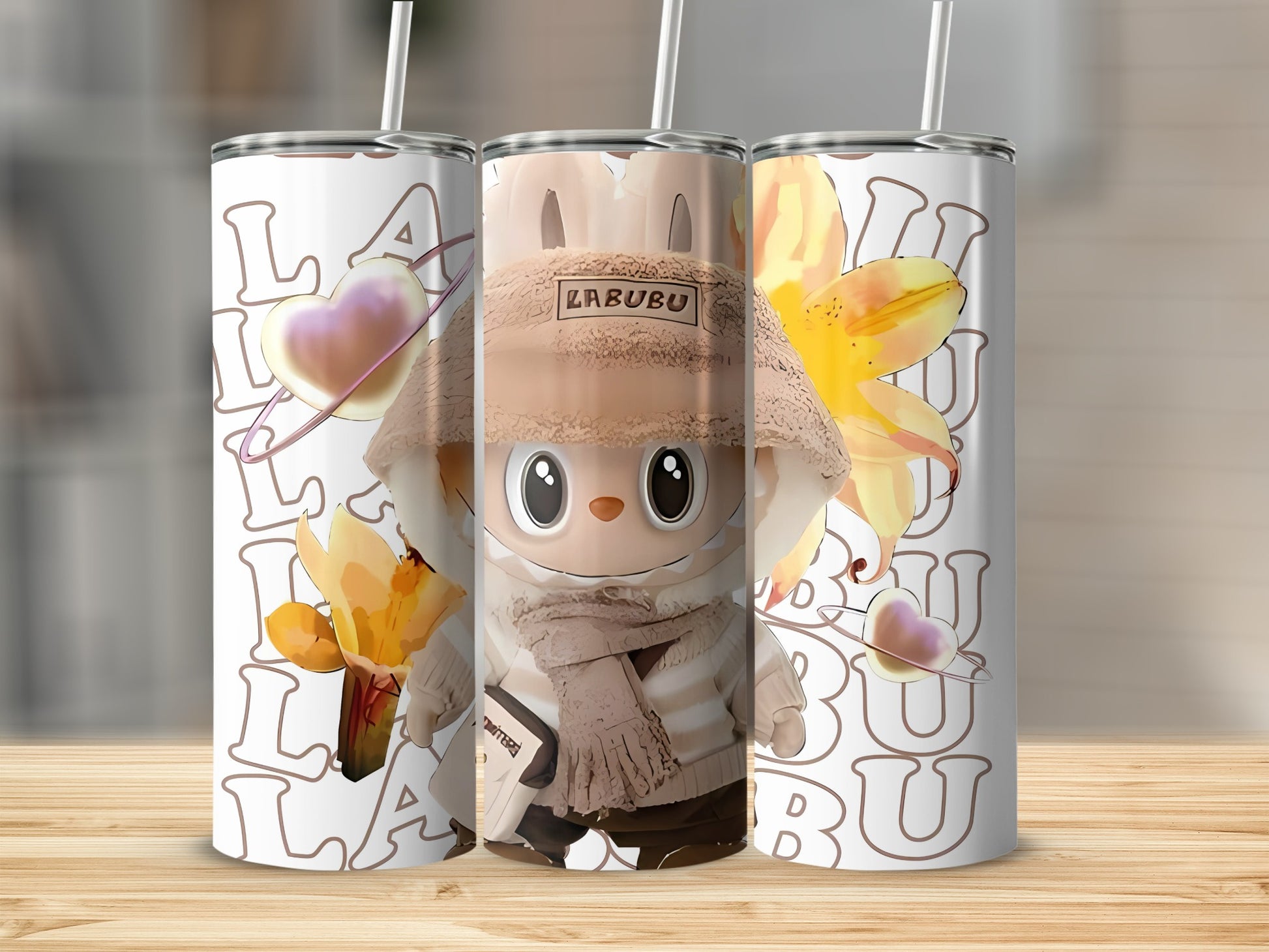 Cute LaBUBU Character Design Insulated Tumbler Product