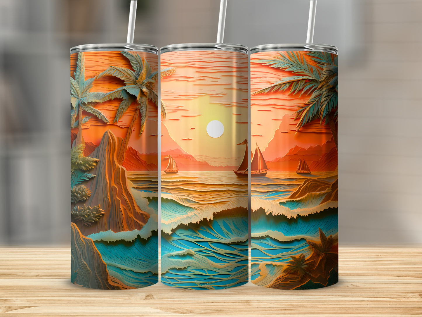 Tropical Sunset Beach Sailboats Ocean Waves Palm Trees product type
Tropical
Sunset
Beach
Ocean
Waves
Palm Trees
Sailboats
Mountains
Scenic
Vibrant
Textured
Artistic
Illustration
Digital Art
Summer
Vacation
Island
Coastal
Seascape
Outdoors
