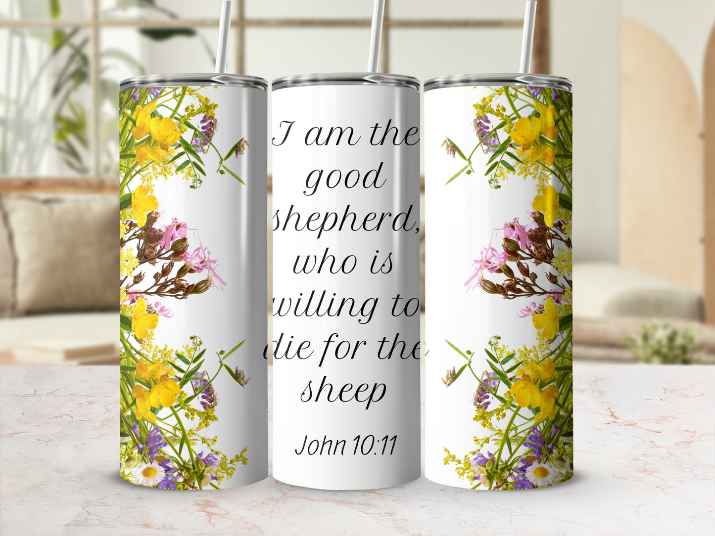 I am the good shepherd who is willing to die quote tumbler