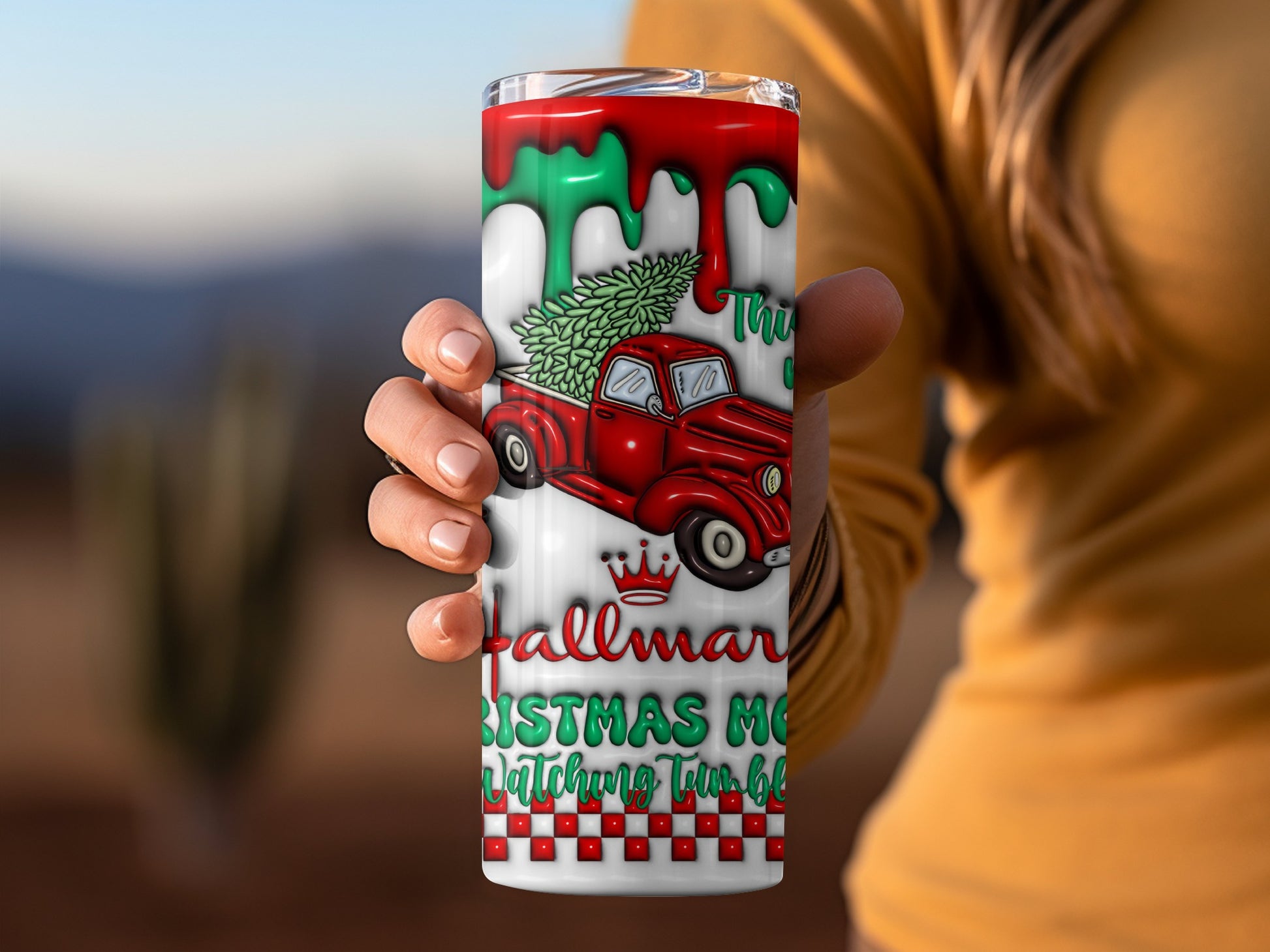 Hallmark Christmas Movies Watching Tumbler