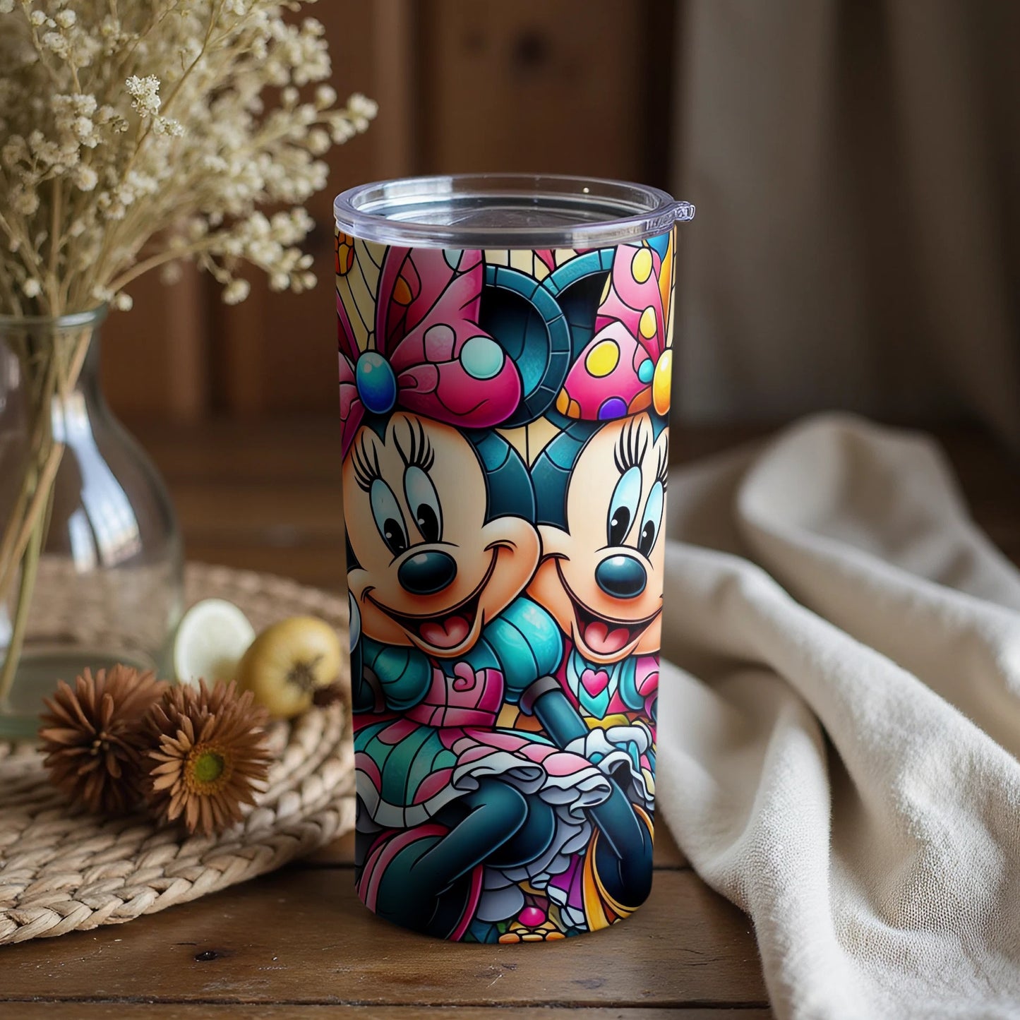 Vibrant Cartoon Character Tumbler for Everyday Use