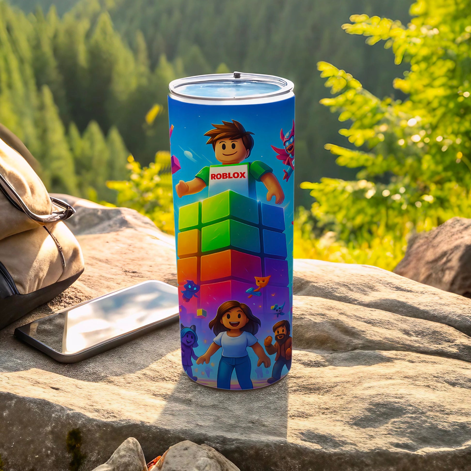 Roblox Colorful Adventure Themed Beverage Container
