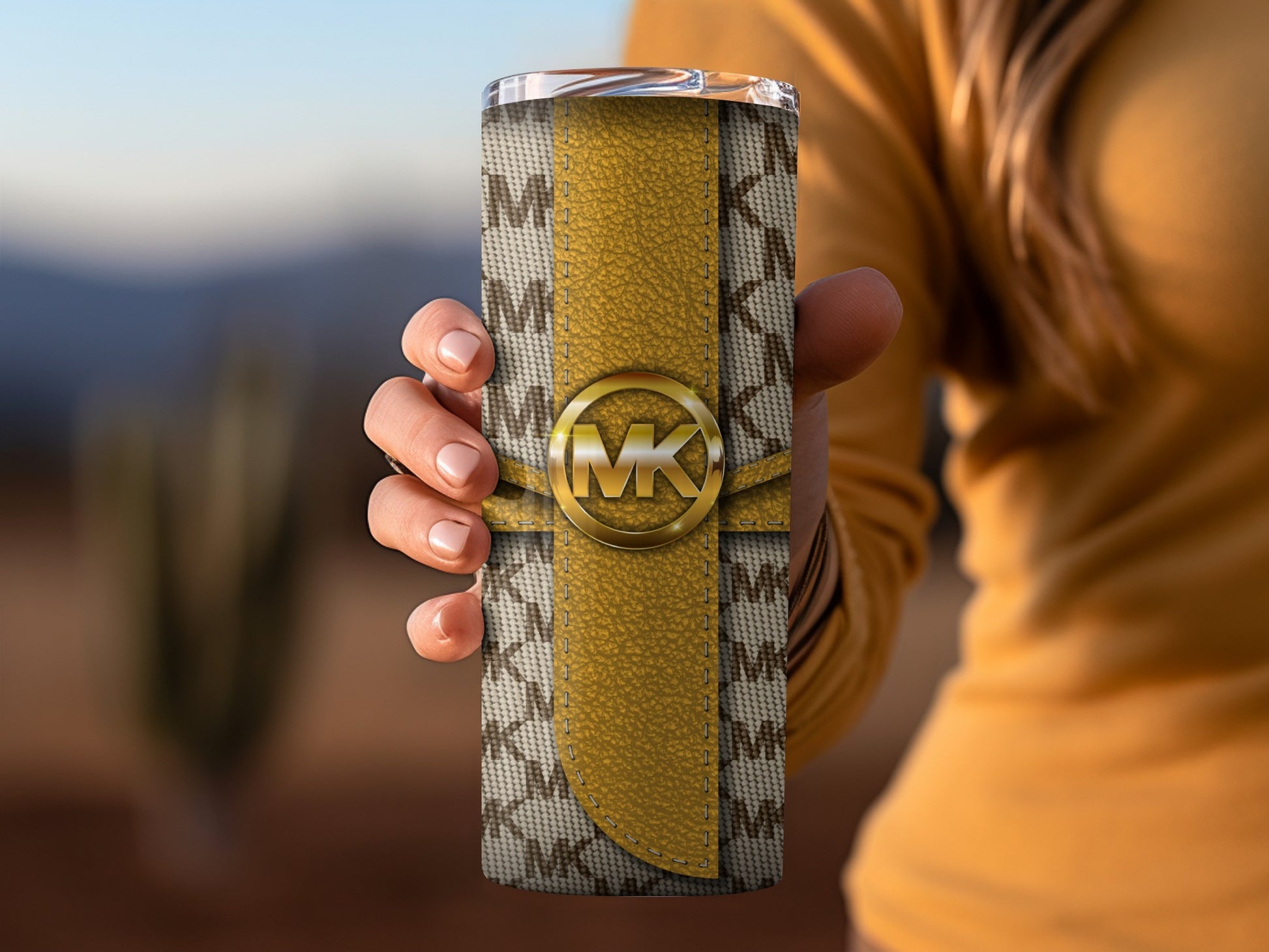 Luxury Monogrammed Insulated Tumbler Cup