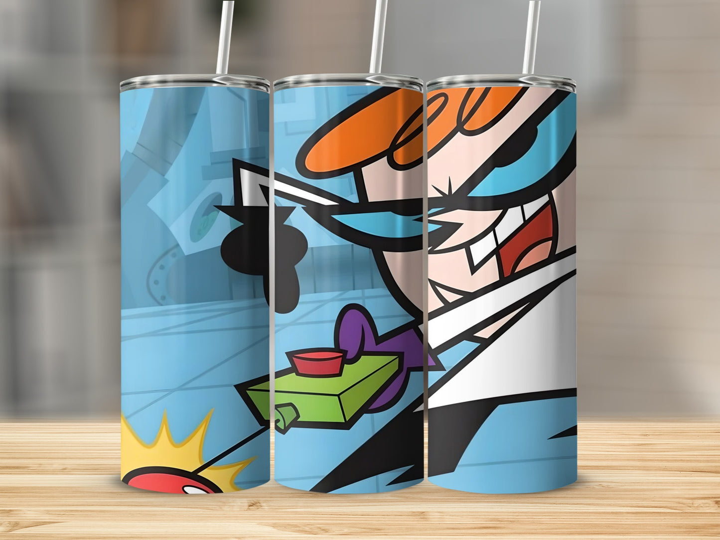 Cartoon Scientist Character Themed Tumbler Cup Gift