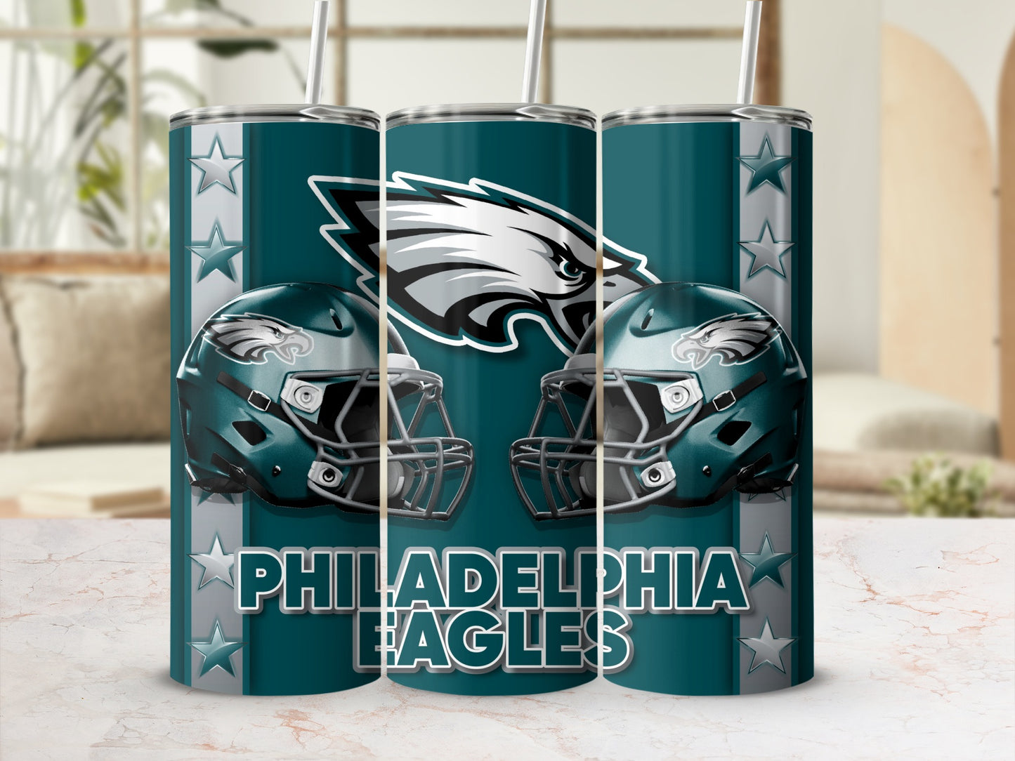 Philadelphia Eagles Team Helmets with Logo Tumblers