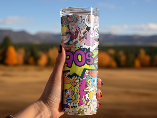 90s Cartoons Characters Nostalgic TV Shows Tumblers