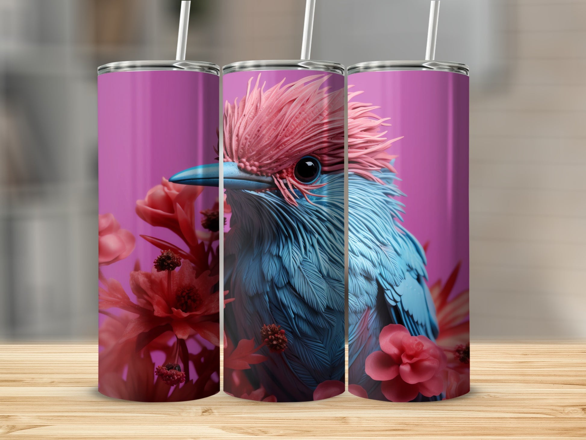 Vibrant Pink Crest Blue Bird Flowers Tumbler product type
Tumbler
Insulated Tumbler
Bird Art
Blue Bird
Pink Crest
Tropical Bird
Exotic Bird
Floral Design
Flower Pattern
Vibrant Colors
Colorful Bird
Nature Inspired
Artistic Design
Unique Tumbler
Drinkware Gift
Pink Flowers
Custom Tumbler
Digital Art
Modern Design
Beverage Container