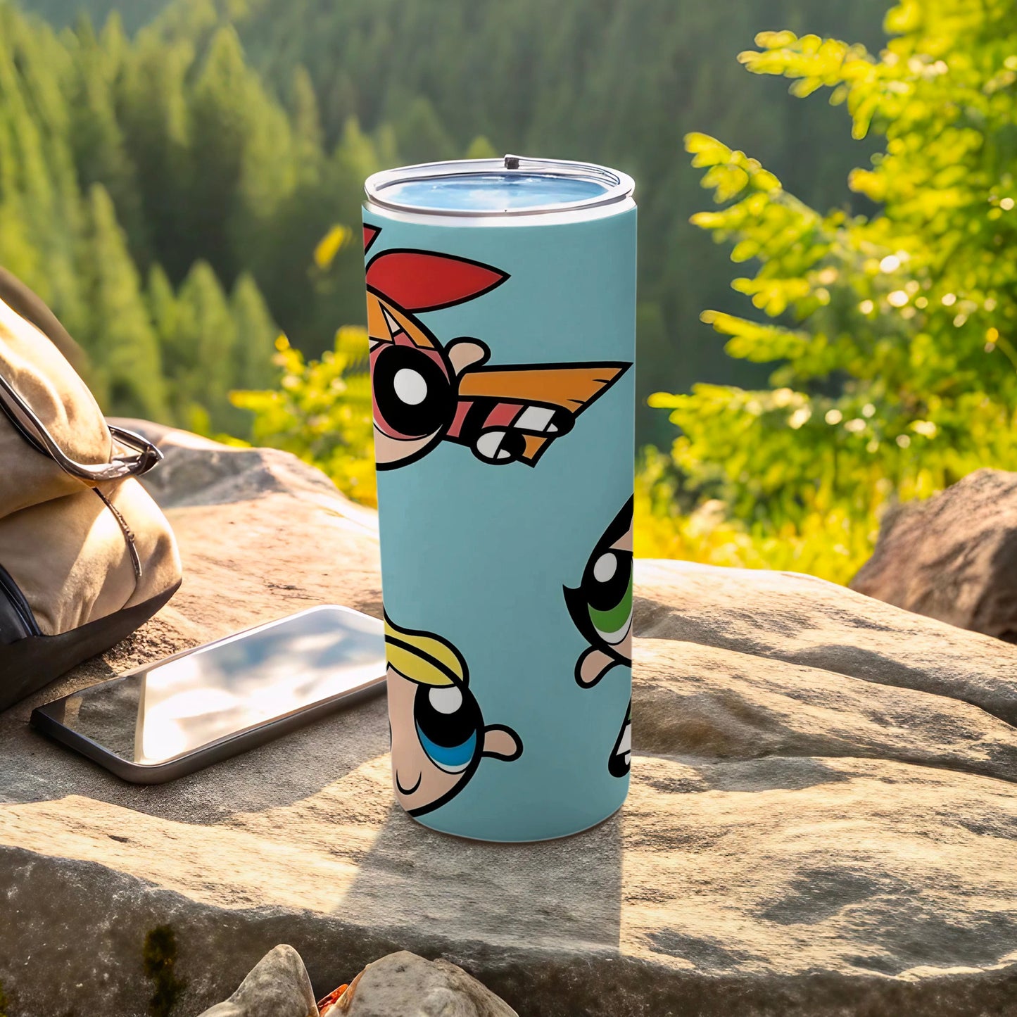Colorful Cartoon Theme Tumbler for Outdoor Activities
