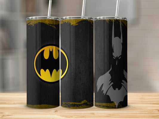 Awesome Batman Logo With Silhouette Background Tumblers