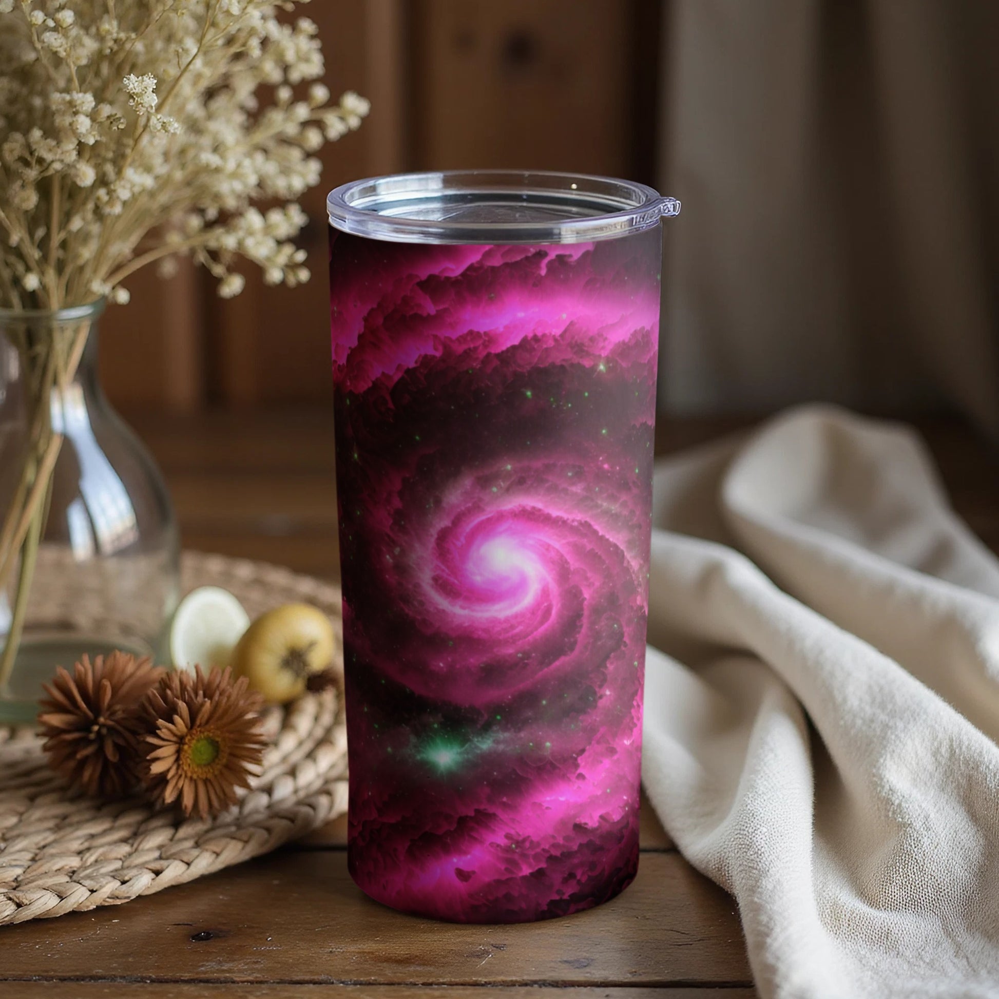 Cosmic Swirl Design Travel Mug for Stylish Drinks