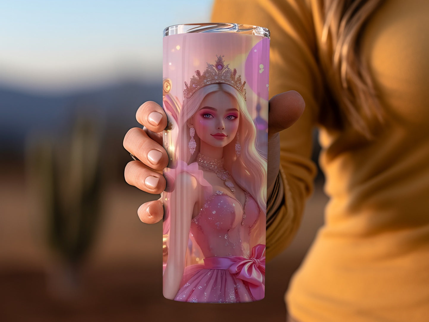 Princess Fantasy Artwork Insulated Tumbler Cup