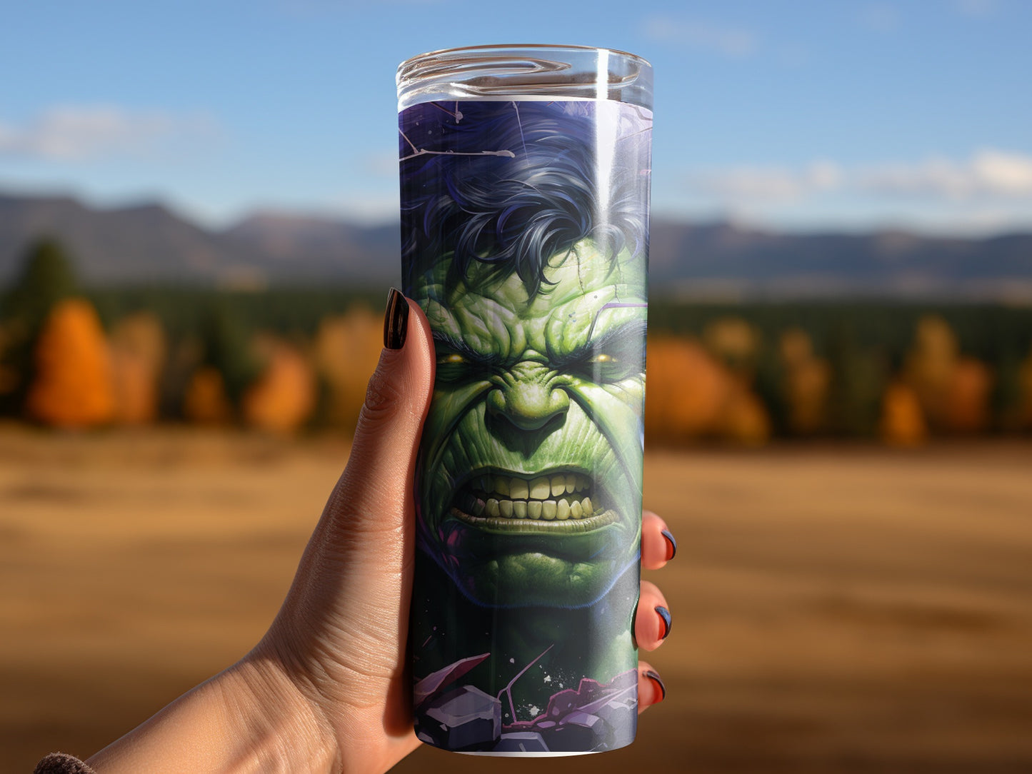 Incredible Hulk Smashing Tumbler for Marvel Fans