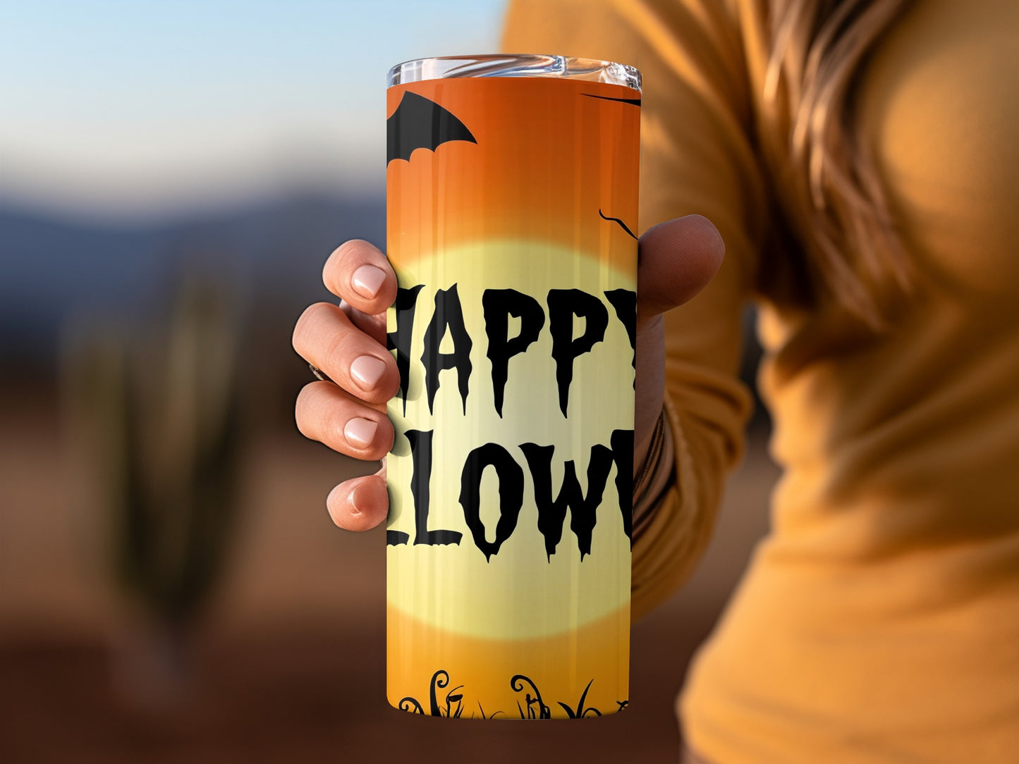 Happy Halloween Bat Themed Drinkware Product