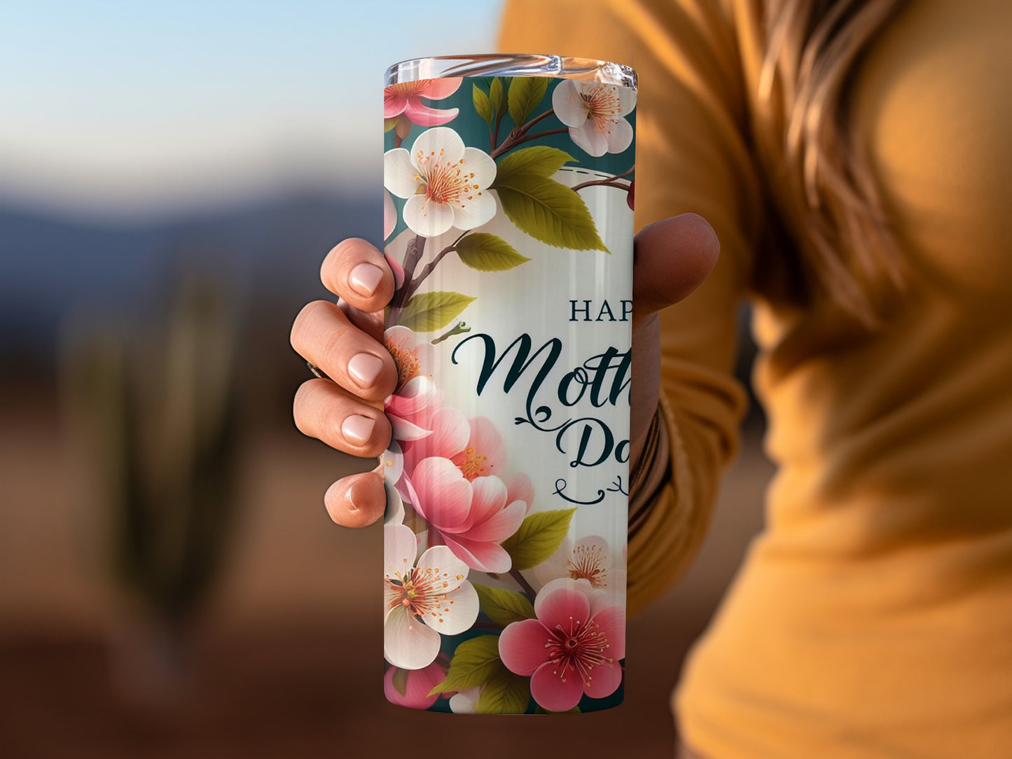 Happy Mother's Day Floral Design Insulated Tumbler