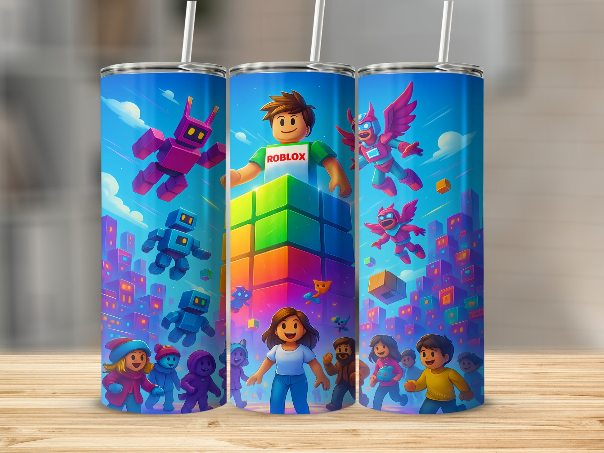 Enjoy Roblox Themed Insulated Tumbler