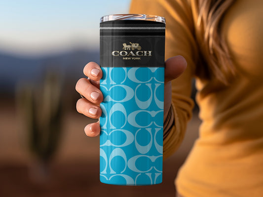 Stylish Designer Print Travel Mug with Secure Lid