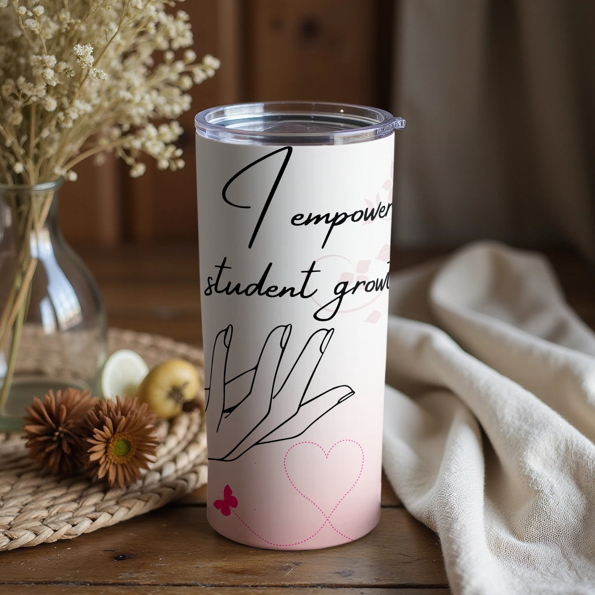 Empower Student Growth Motivational Tumbler