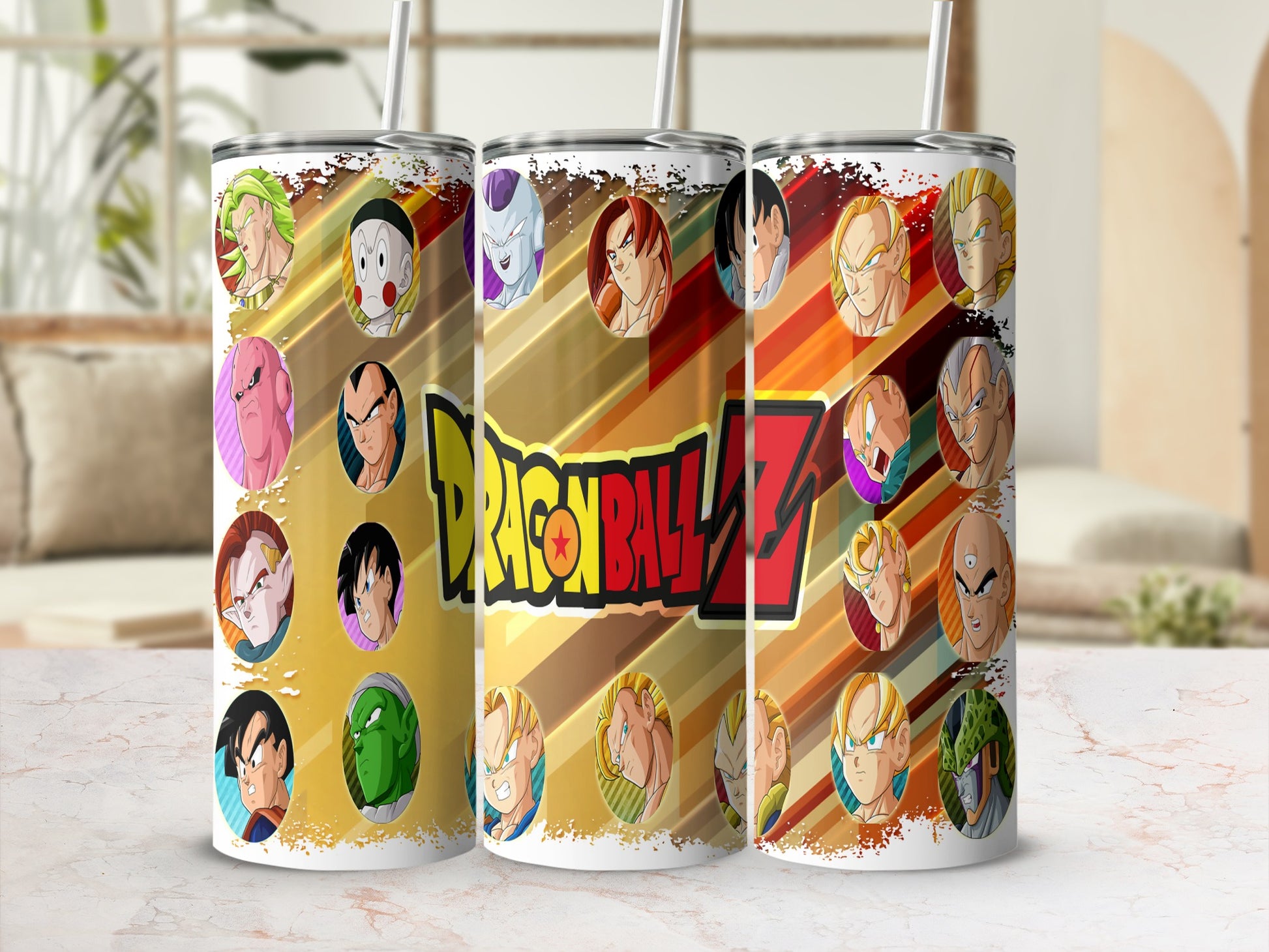 Dragon Ball Z Characters Tumbler Cup for Fans