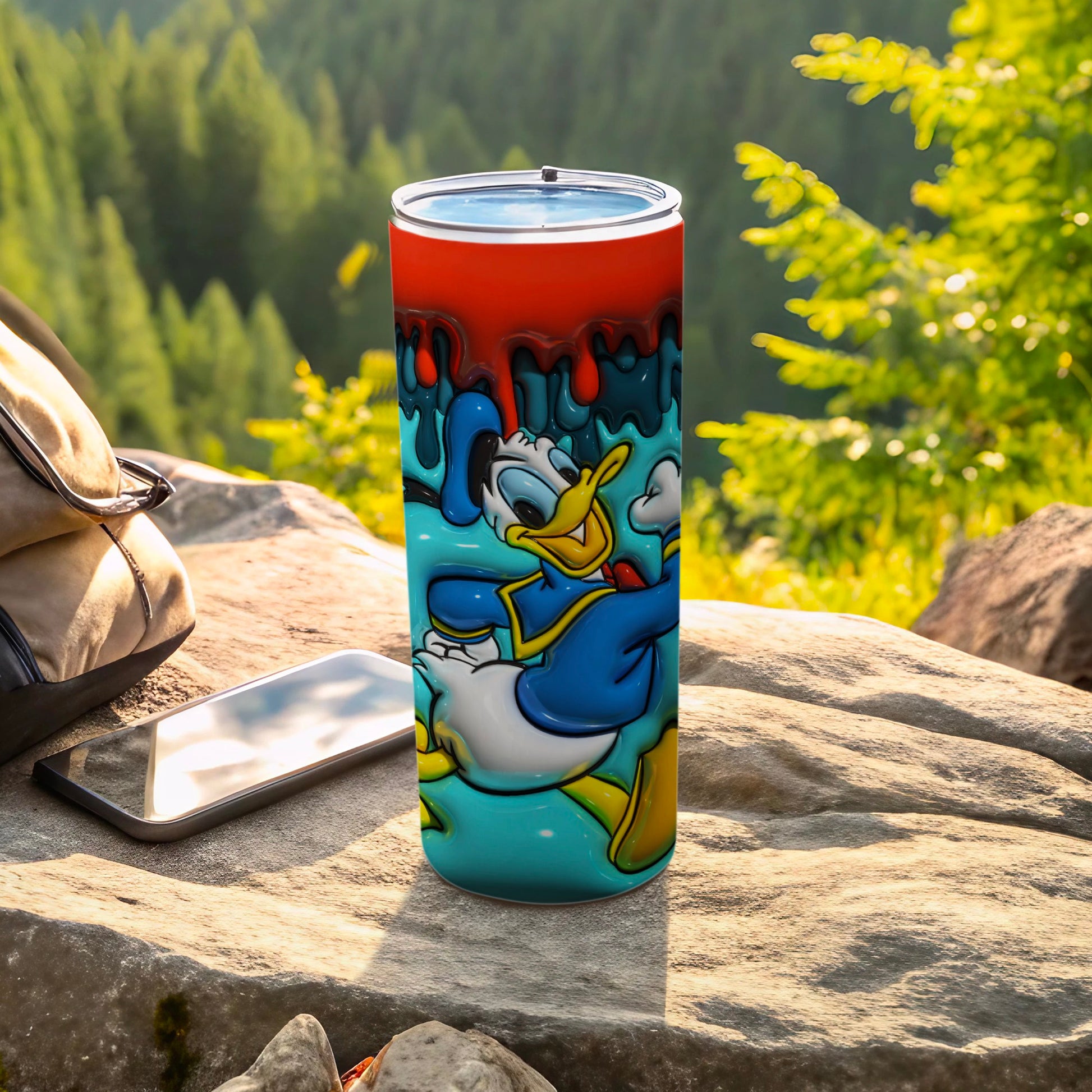 Colorful Cartoon Character Insulated Travel Tumbler