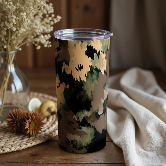 Camouflage Inspired Design Insulated Tumbler Product