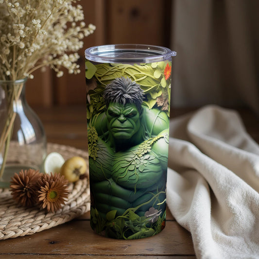 Incredible Hulk Design Insulated Tumbler 20oz