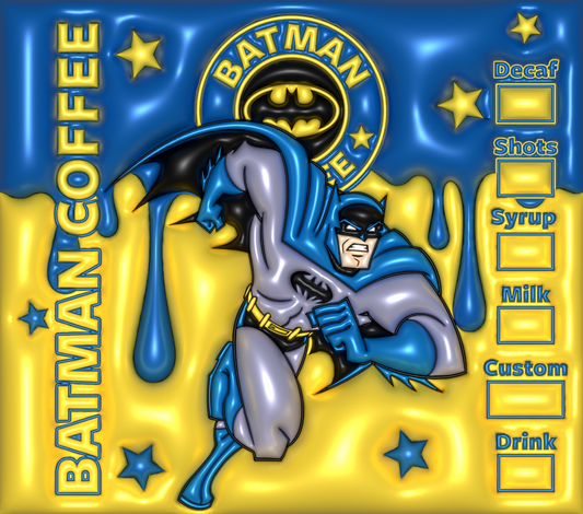 Batman Coffee Starbucks tumbler