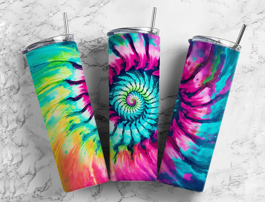 Tie Dye tumbler
