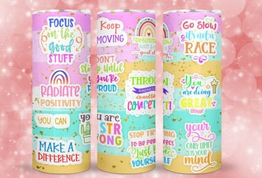 Daily Affirmations tumbler