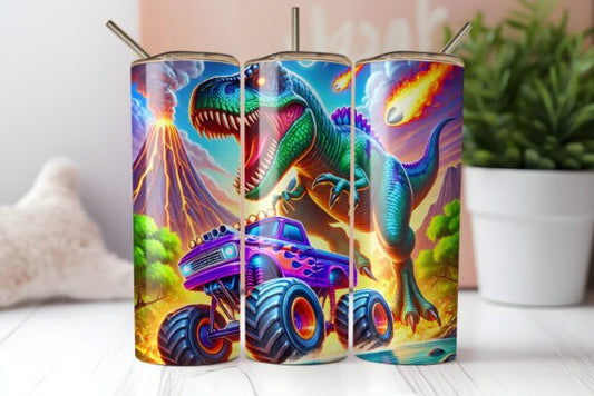 Monster Truck and T-Rex