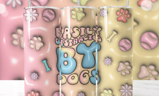 Easily Distracted by Dogs Tumbler
