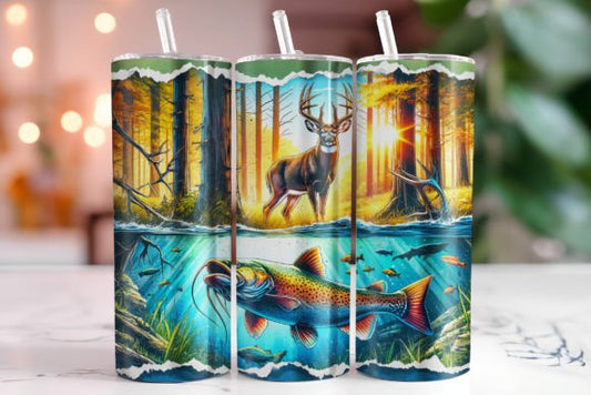 Fishing and Hunting Tumbler