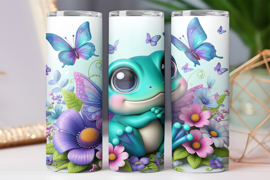 Froggy Tumbler with pastels