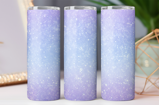 Light Purple and blue ltumbler