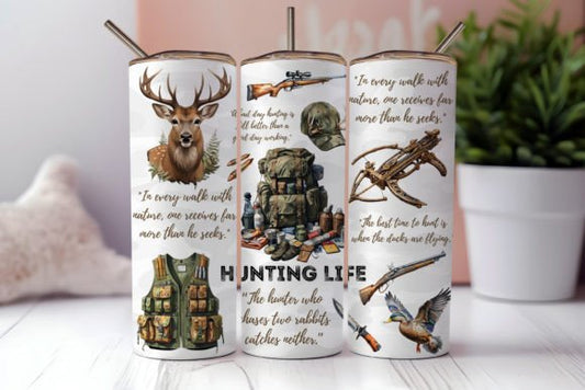 Hunting Life tumbler