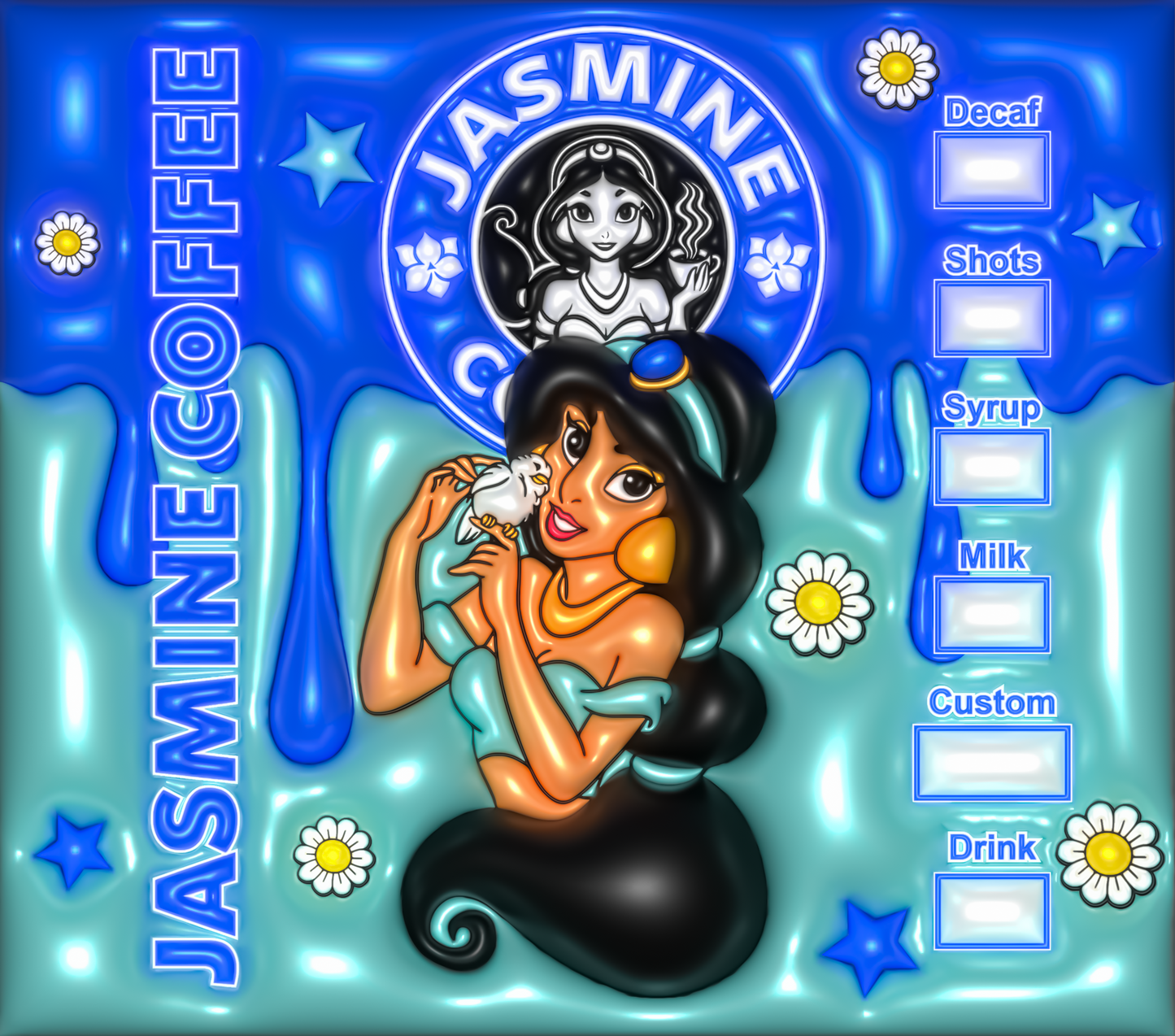Jasmine Princess Starbucks Coffee tumbler
